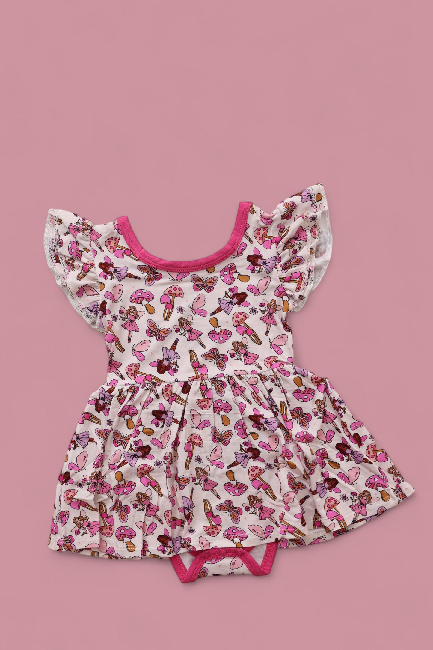 EXCLUSIVE FAIRY FRIENDS DREAM CAP SLEEVE BODYSUIT DRESS