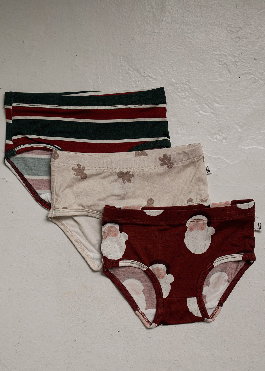 Girl's Bamboo Briefs (3 Pack) | Holiday '26