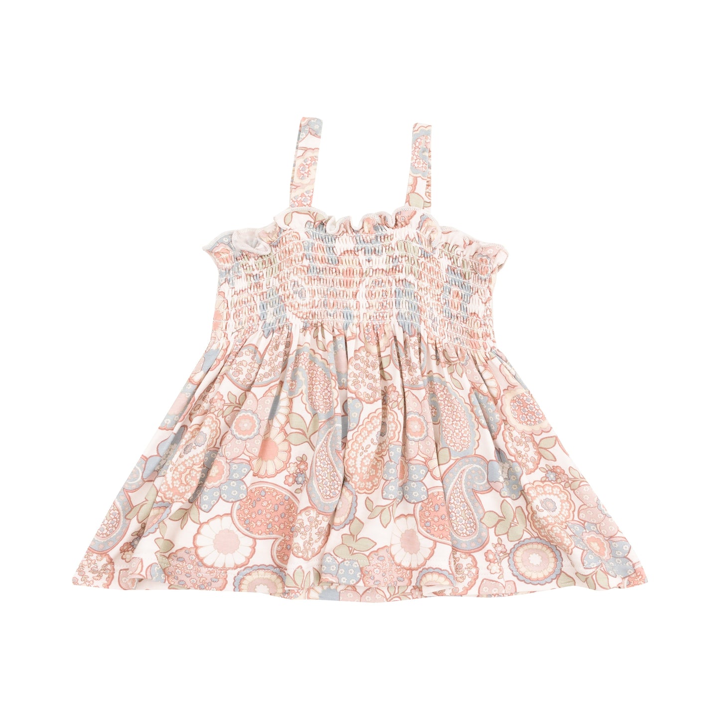 Smocked Top & Bloomer - Folk Paisley