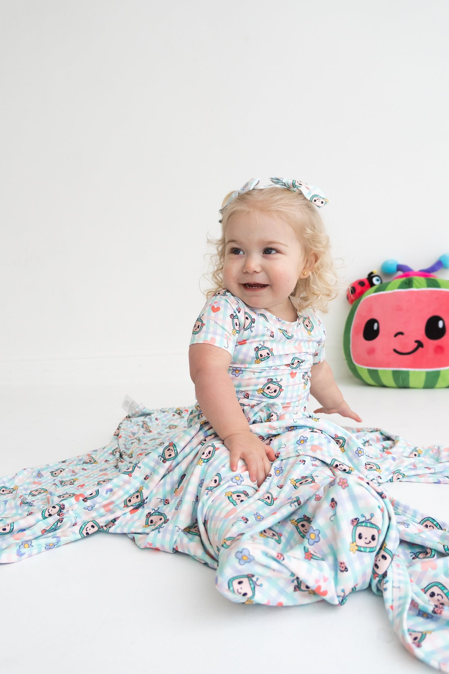 Dream Big Little Co x CoComelon SPRINGTIME MELON DREAM BLANKET