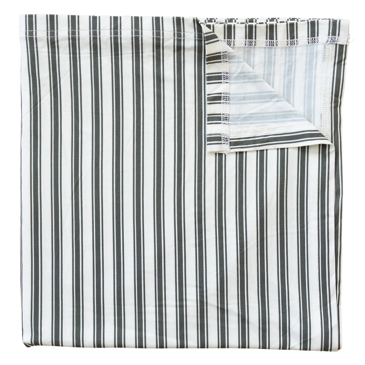 Green Stripe Bamboo Swaddle