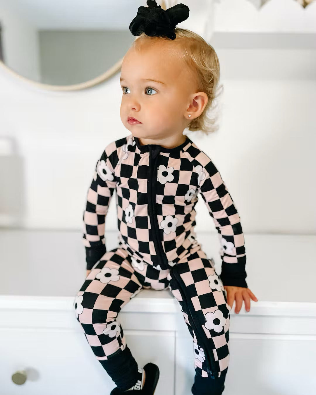 RETRO DAISY CHECKS DREAM ROMPER