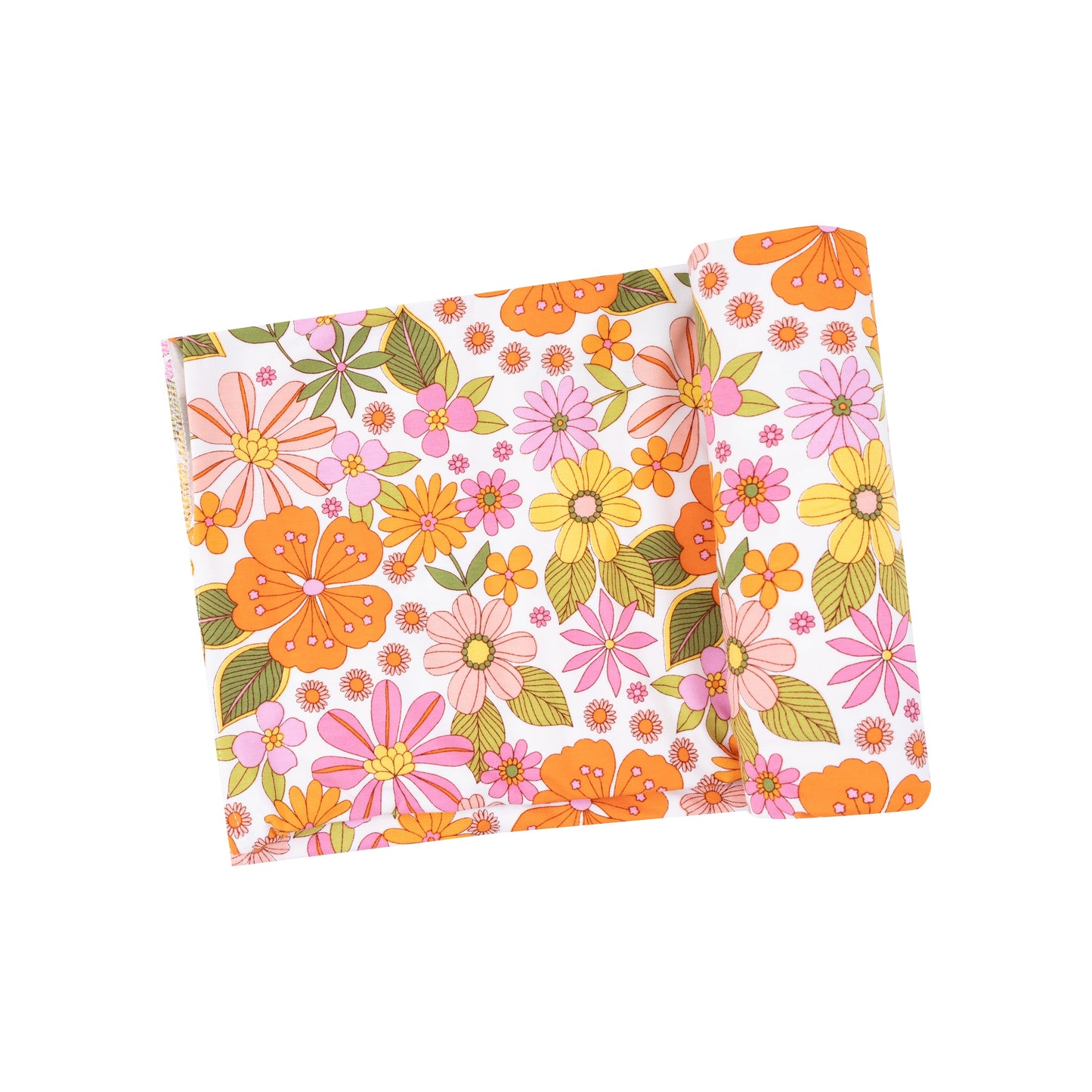 Swaddle Blanket - Boho Beachy Floral