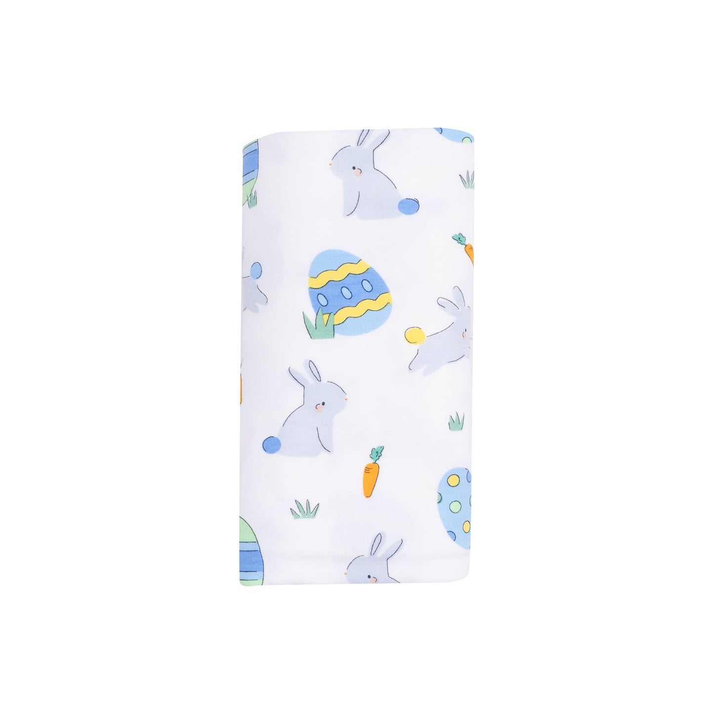 Swaddle Blanket - Easter Bunnies Blue