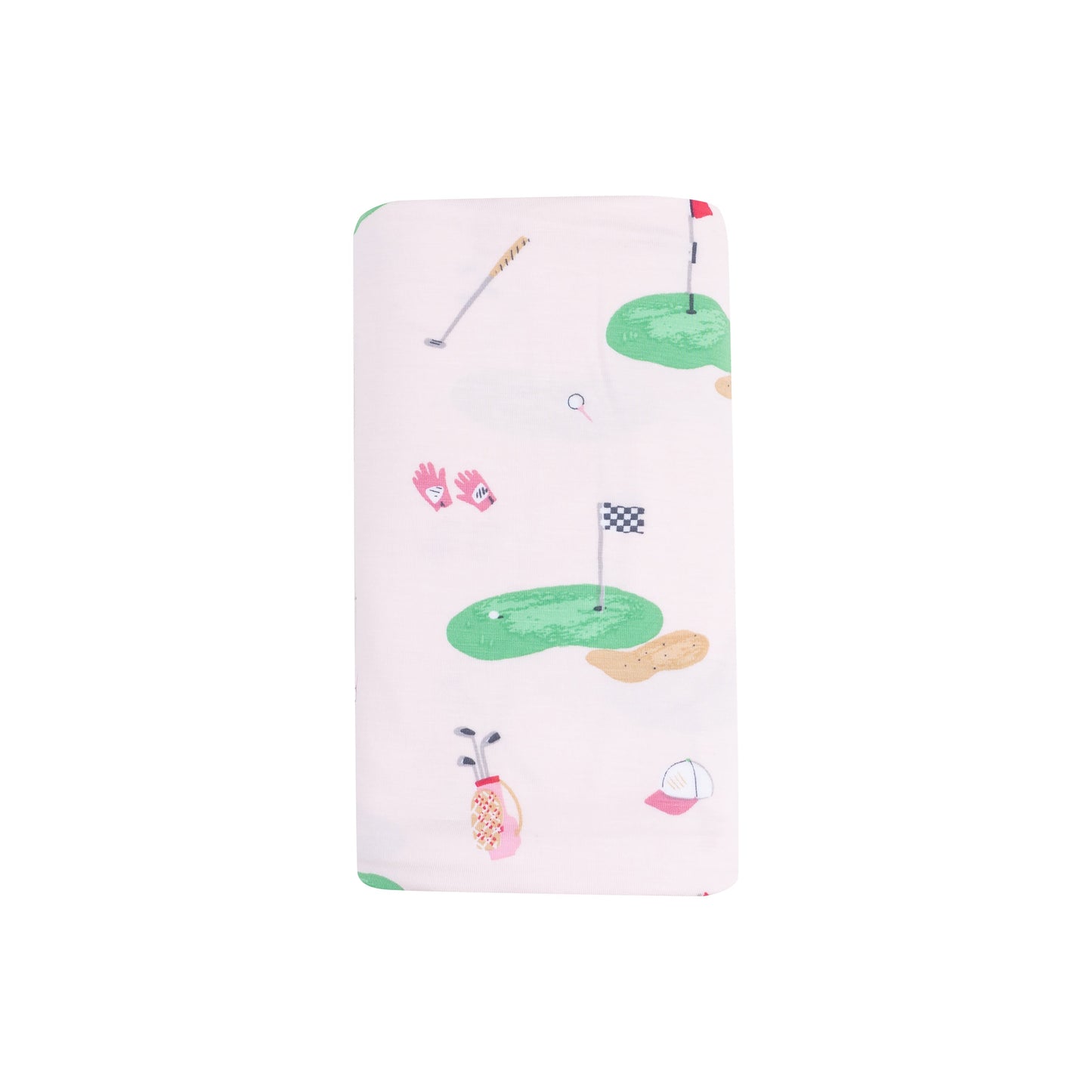 Swaddle Blanket - Golf Things Pink
