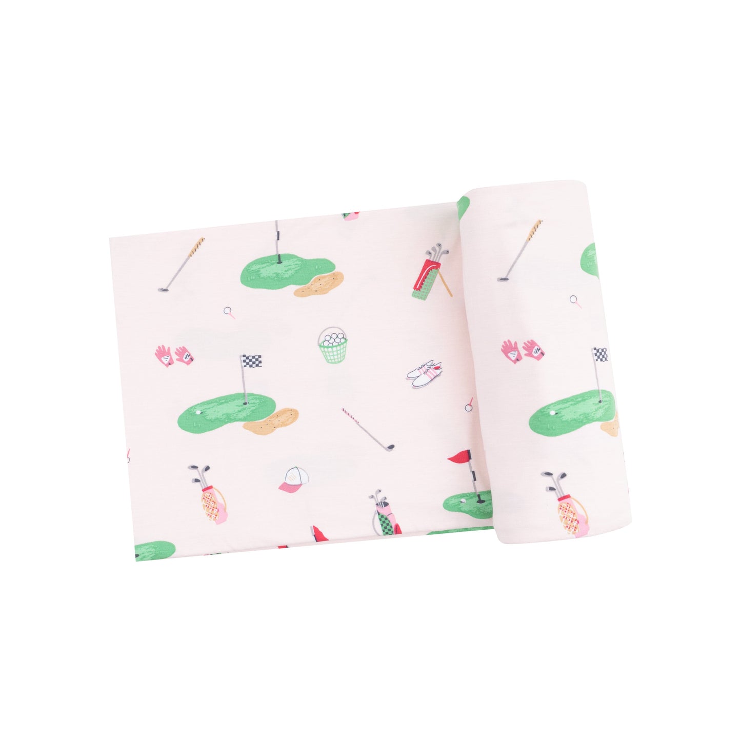 Swaddle Blanket - Golf Things Pink