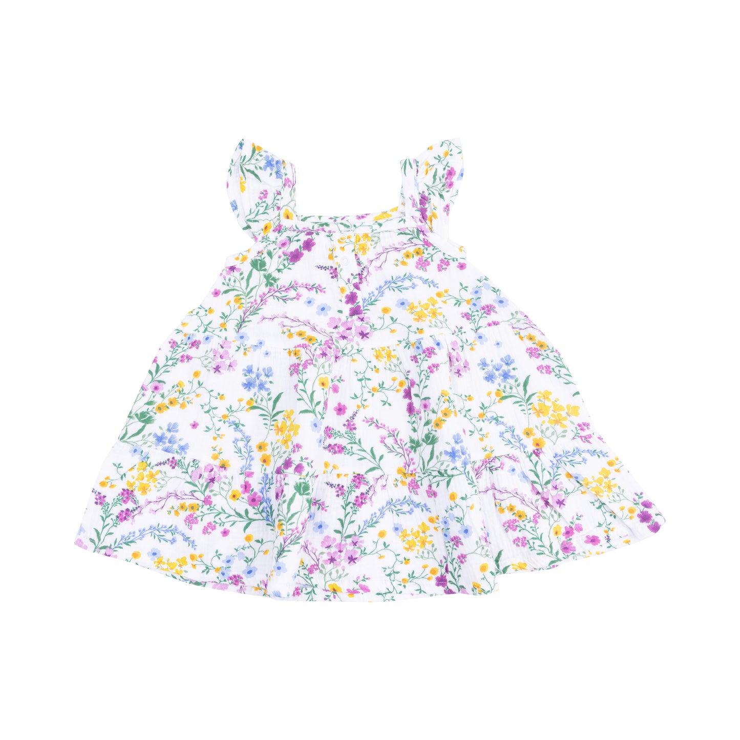 Twirly Sundress & Diaper Cover - Cottage Climbing Floral