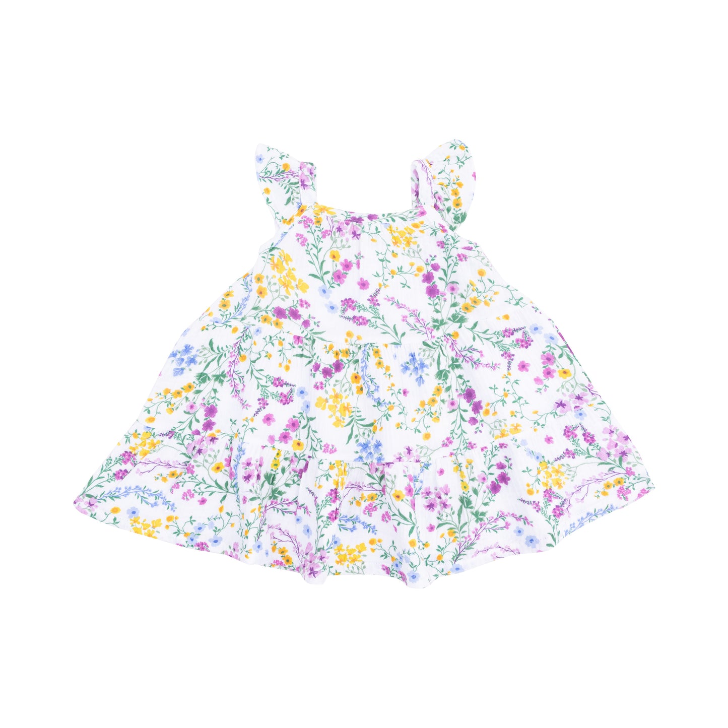 Twirly Sundress & Diaper Cover - Cottage Climbing Floral