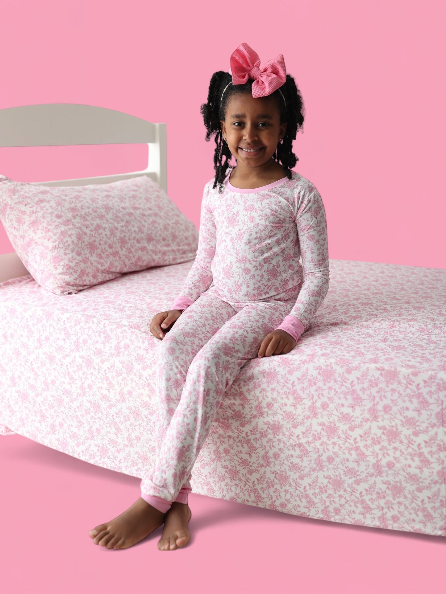 ROSEWOOD TOILE DREAM TWIN SHEET SET