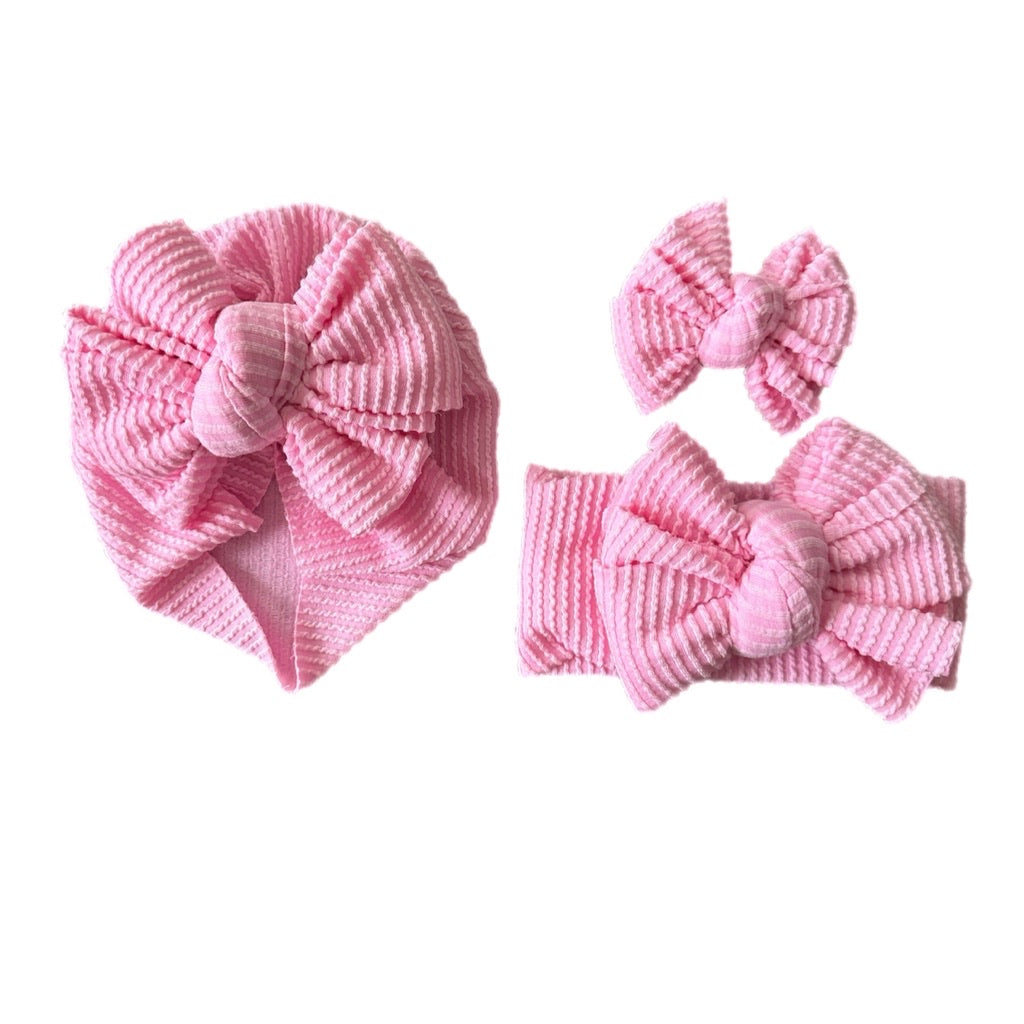 April ~ Baby Pink Chunky Ribbed
