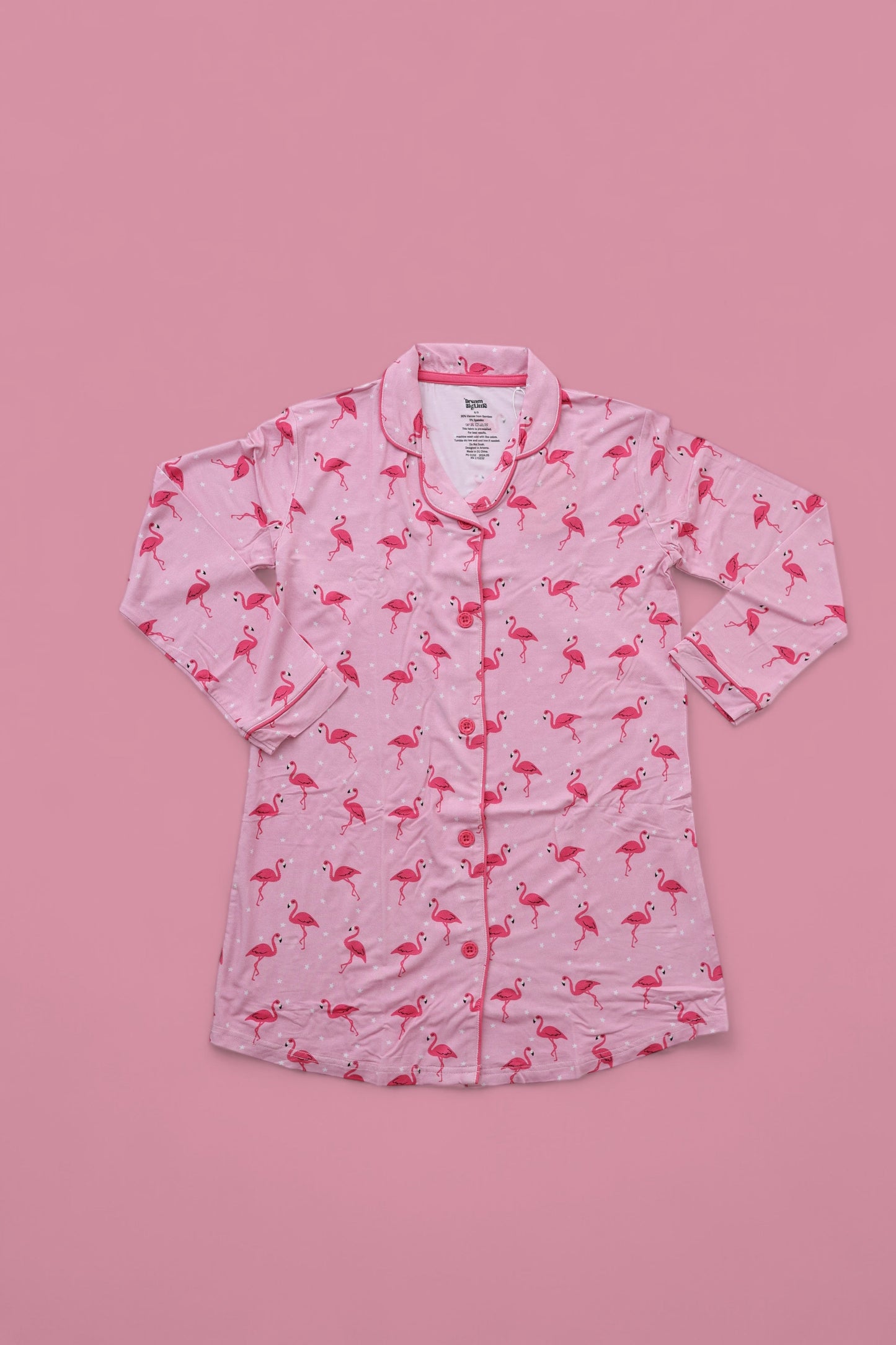 FLOCKING FLAMINGOS GIRL'S DREAM GOWN