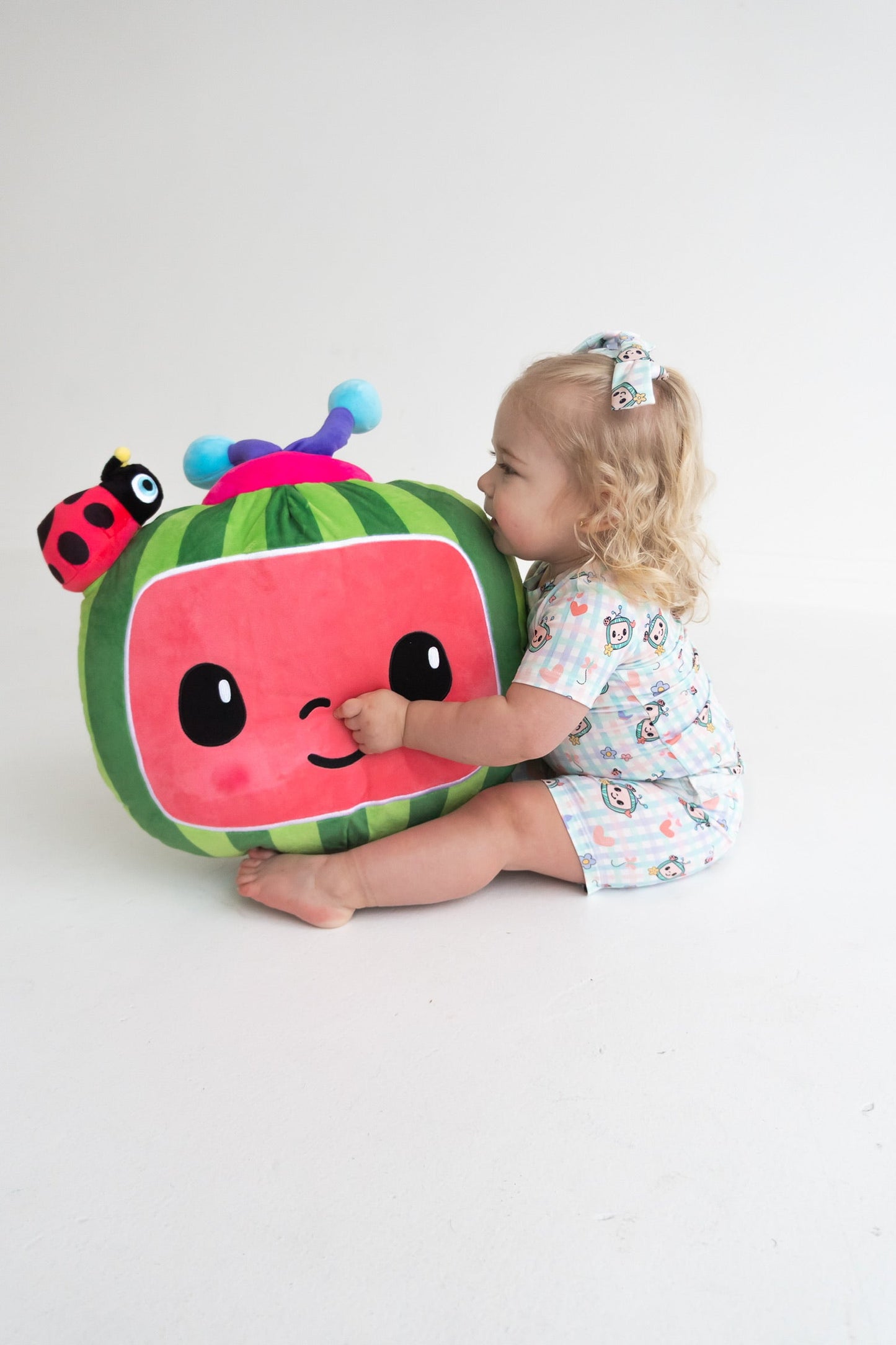 Dream Big Little Co x CoComelon SPRINGTIME MELON DREAM BOW HAIR CLIPS