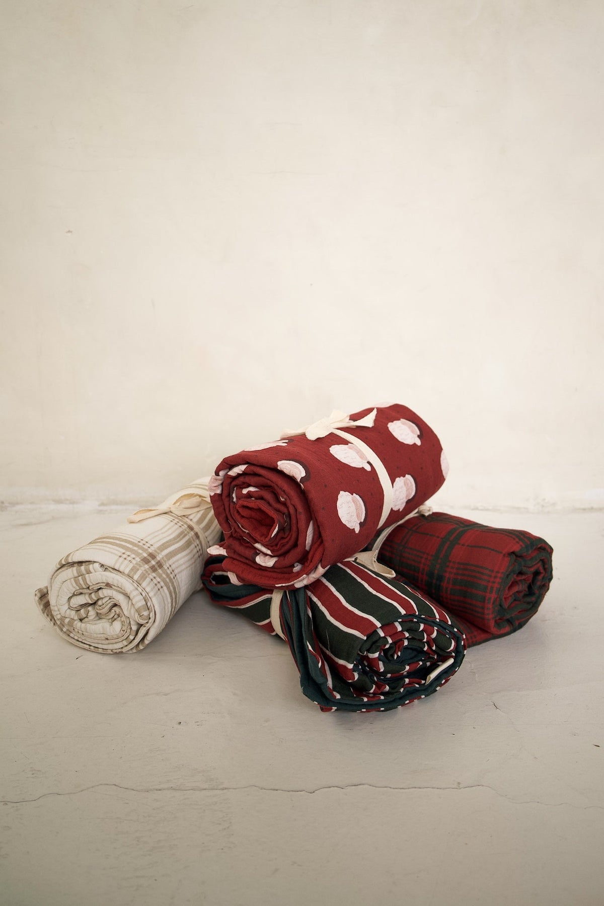 Muslin Quilt | Vintage Santa