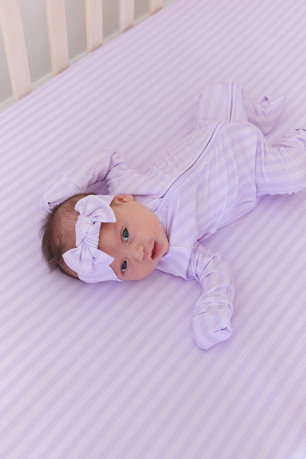 Amelia (ribbed) - Crib Sheet