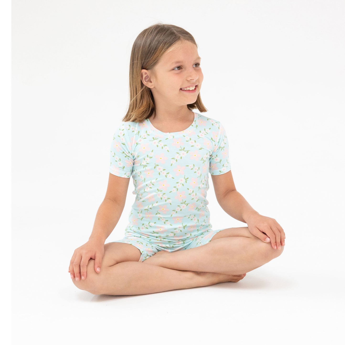 Loungewear Short Set - Vintage Daisy