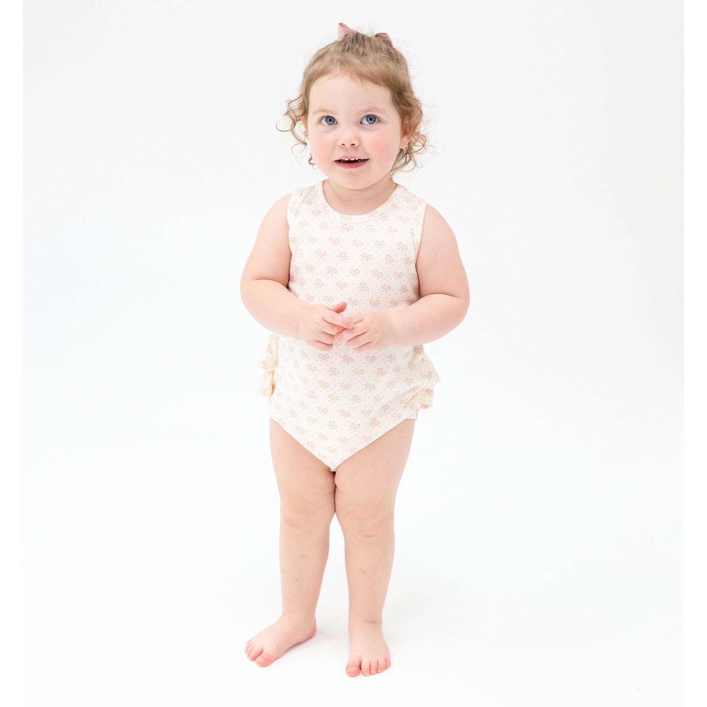 Ruffle Tank Bubble - Vintage Mini Bows