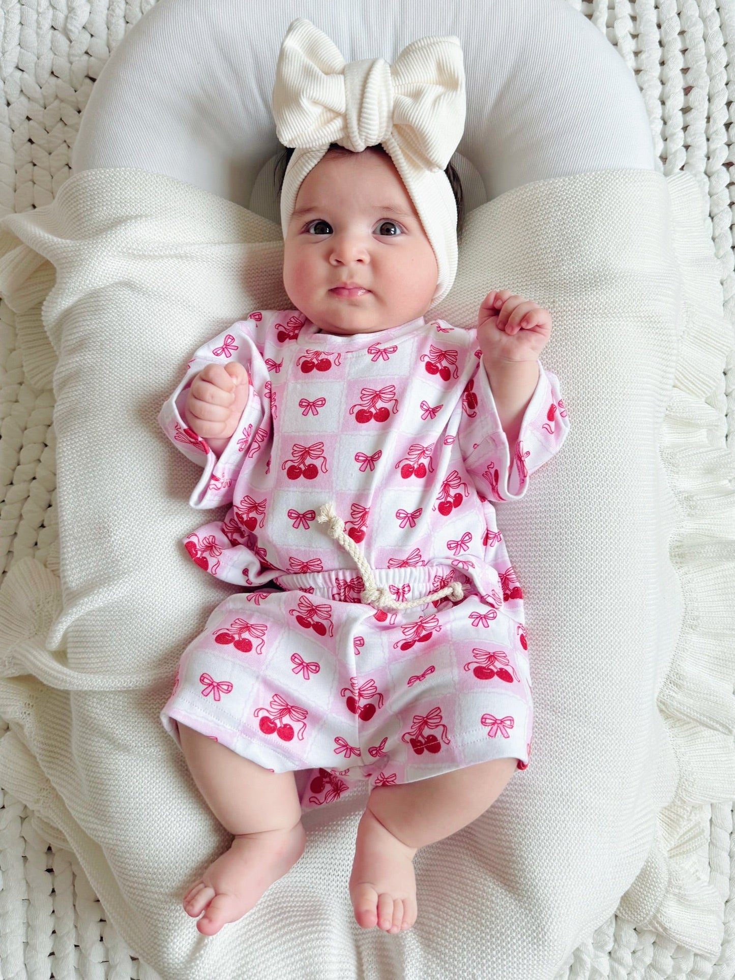 Shorts Set | Checkered Cherry
