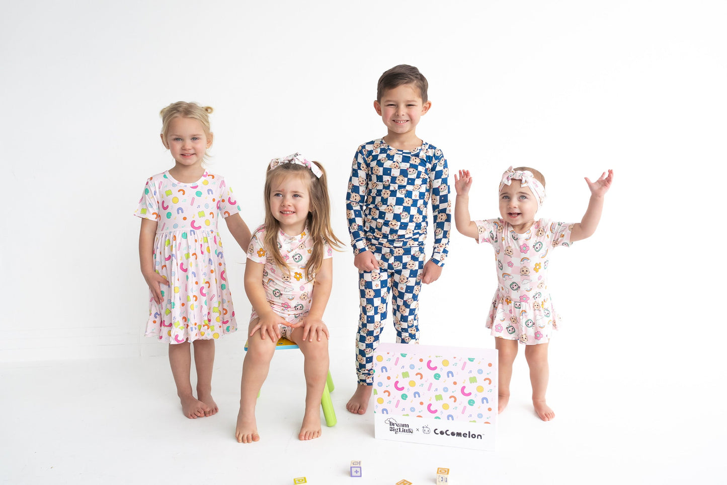 Dream Big Little Co x CoComelon JJ STARRY NIGHT CHECKERS DREAM SET