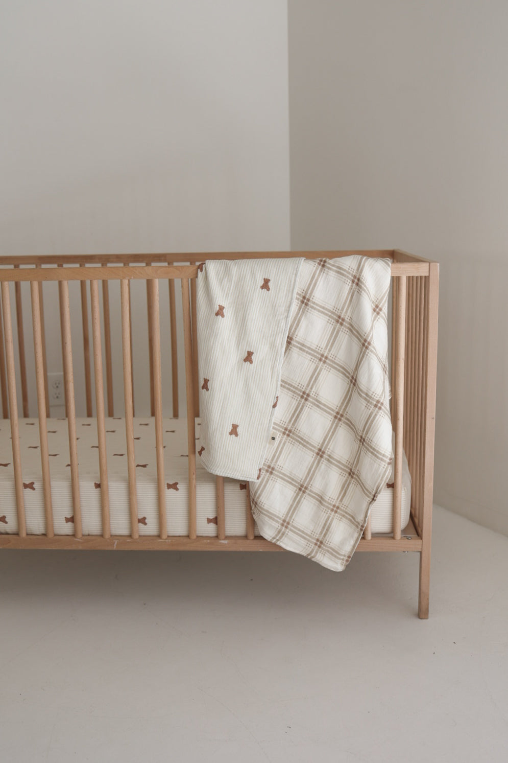 Muslin Crib Sheet | Teddy