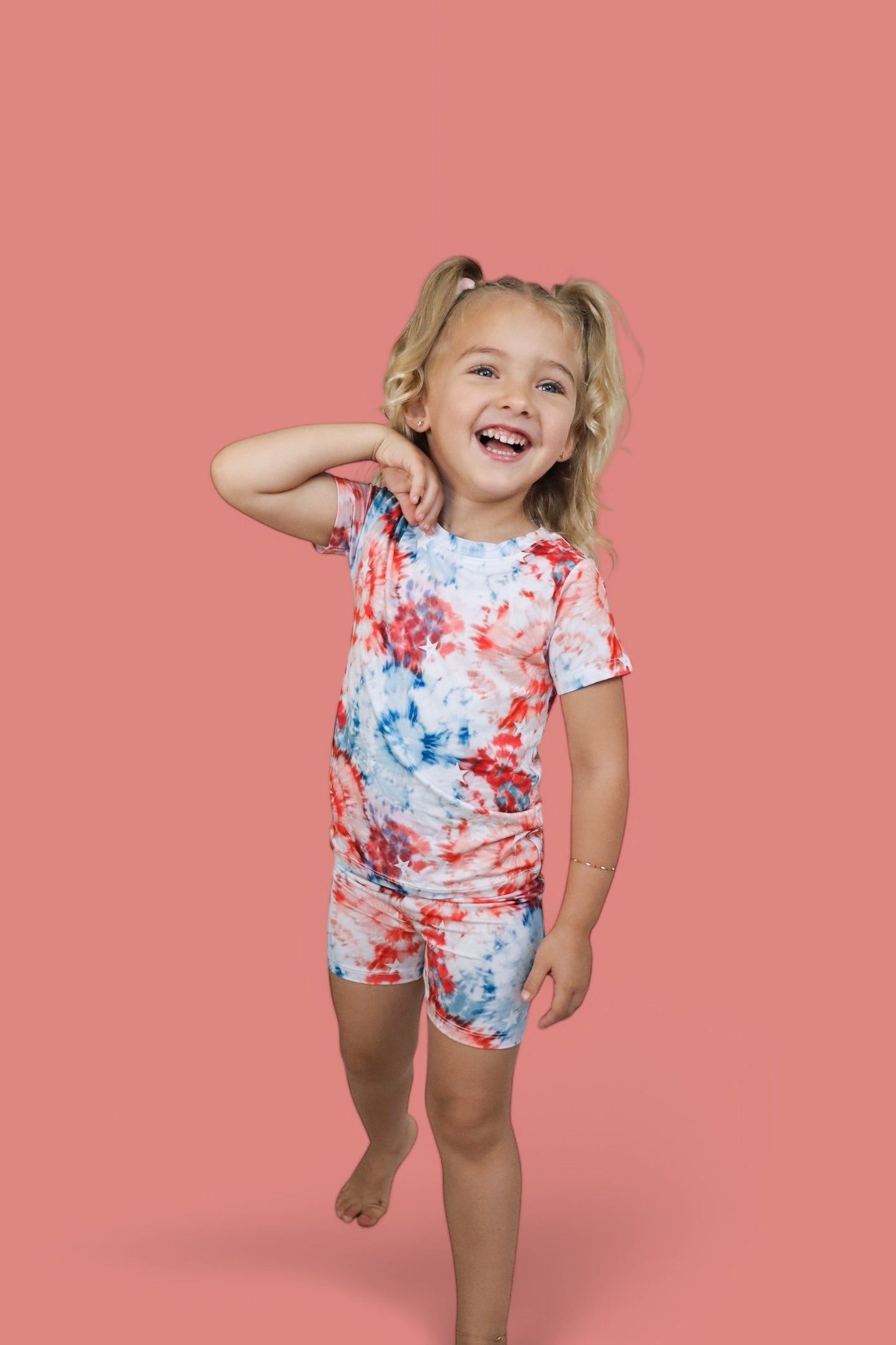 STARRY TIE DYE DREAM SHORT SET