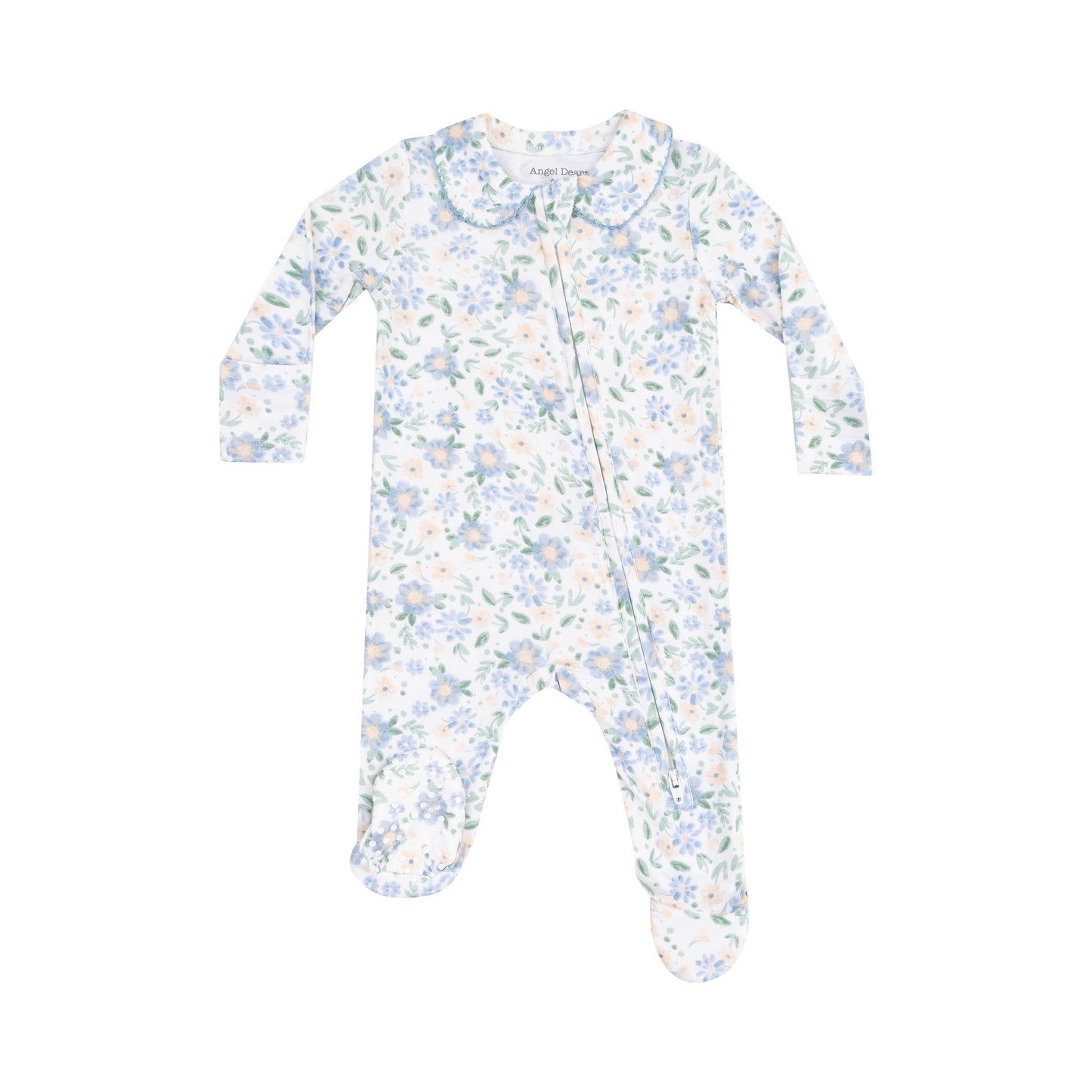 Peter Pan 2 Way Zipper Footie - Baby Veronical Floral