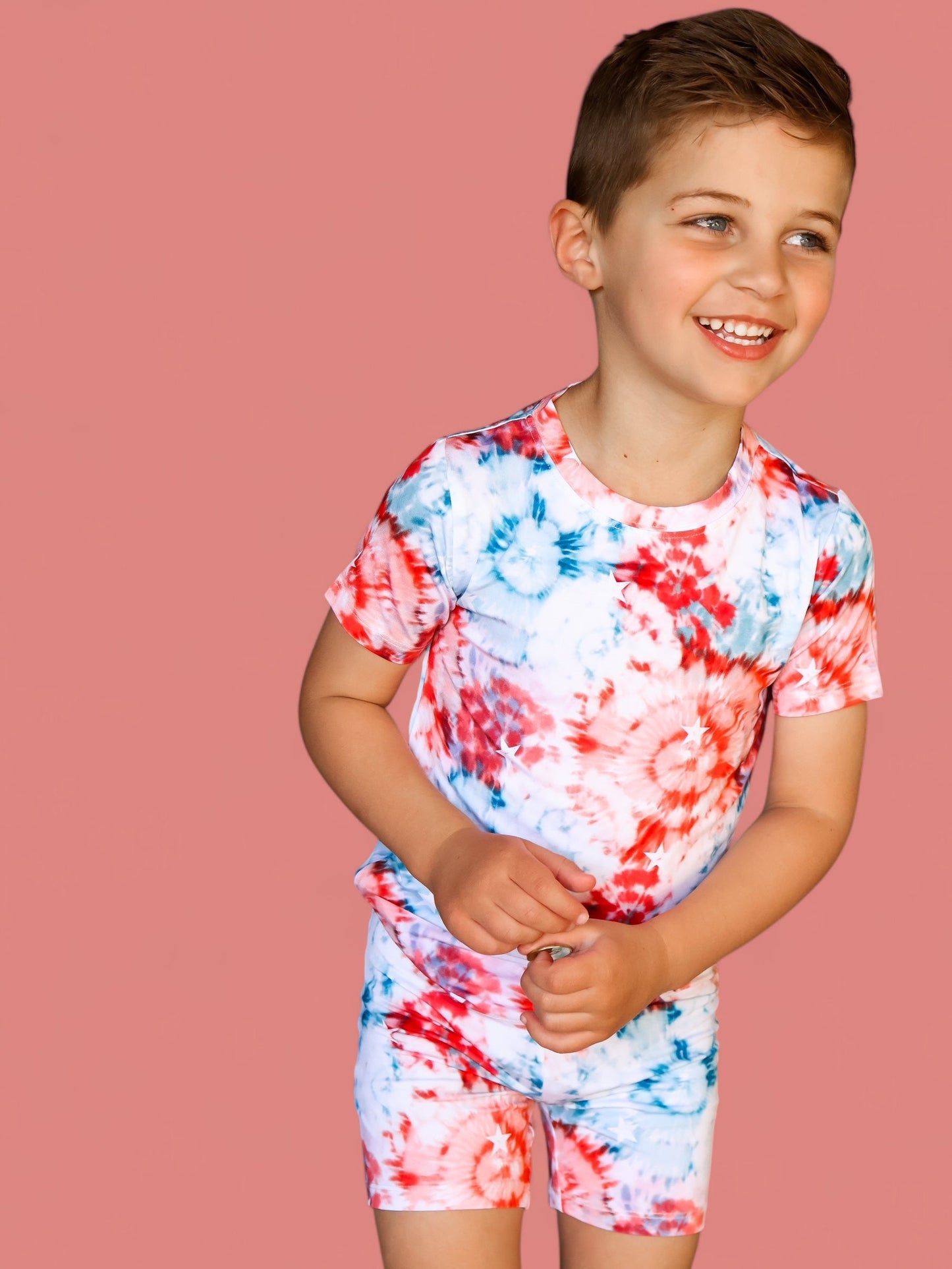 STARRY TIE DYE DREAM SHORT SET