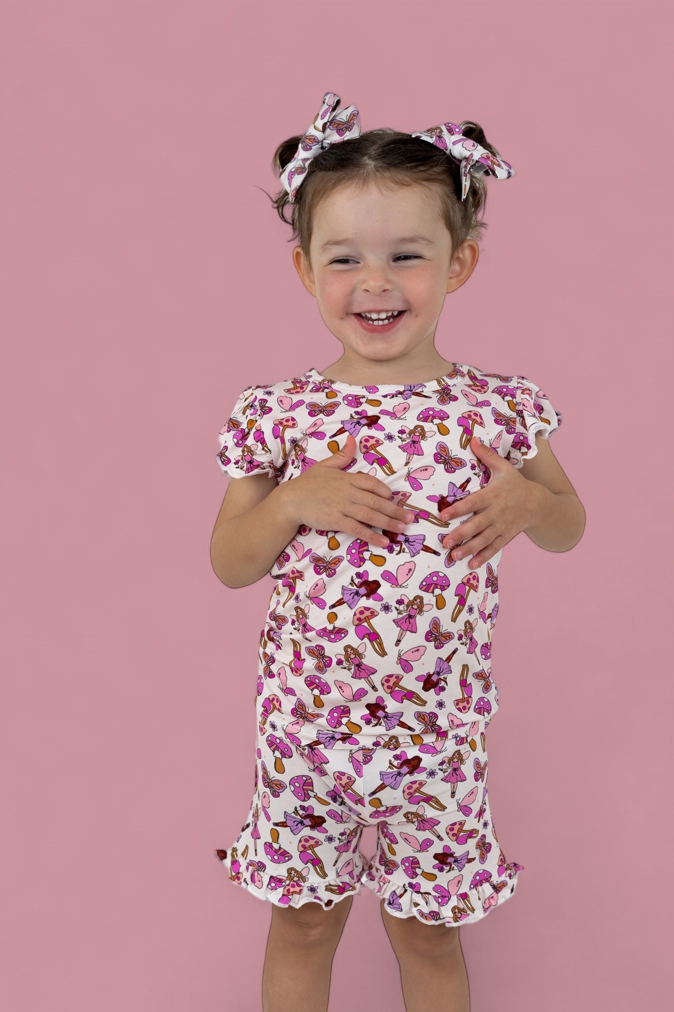 EXCLUSIVE FAIRY FRIENDS DREAM RUFFLE SHORT SET