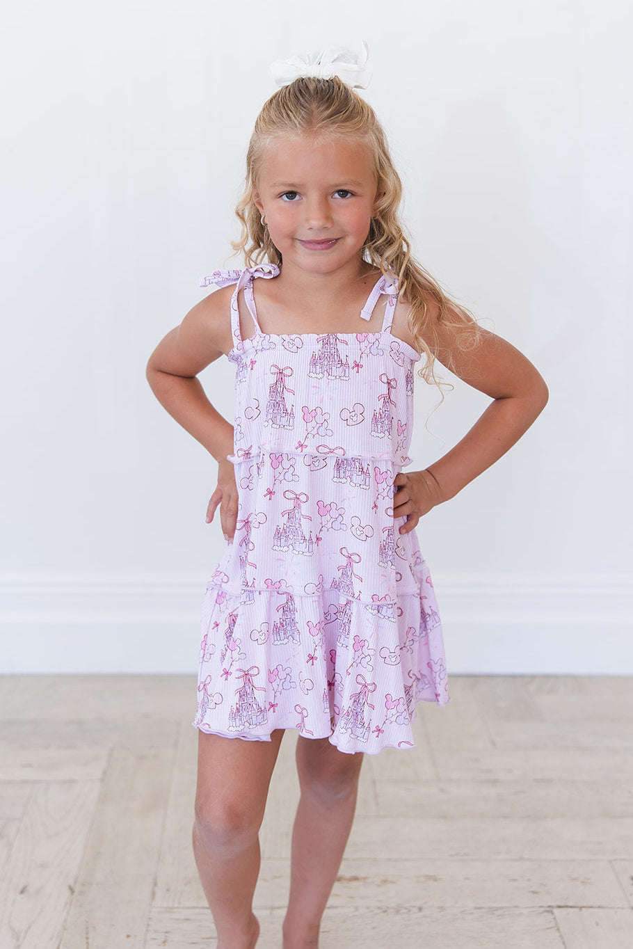 Coquette Castles (ribbed) - Tiered Dress
