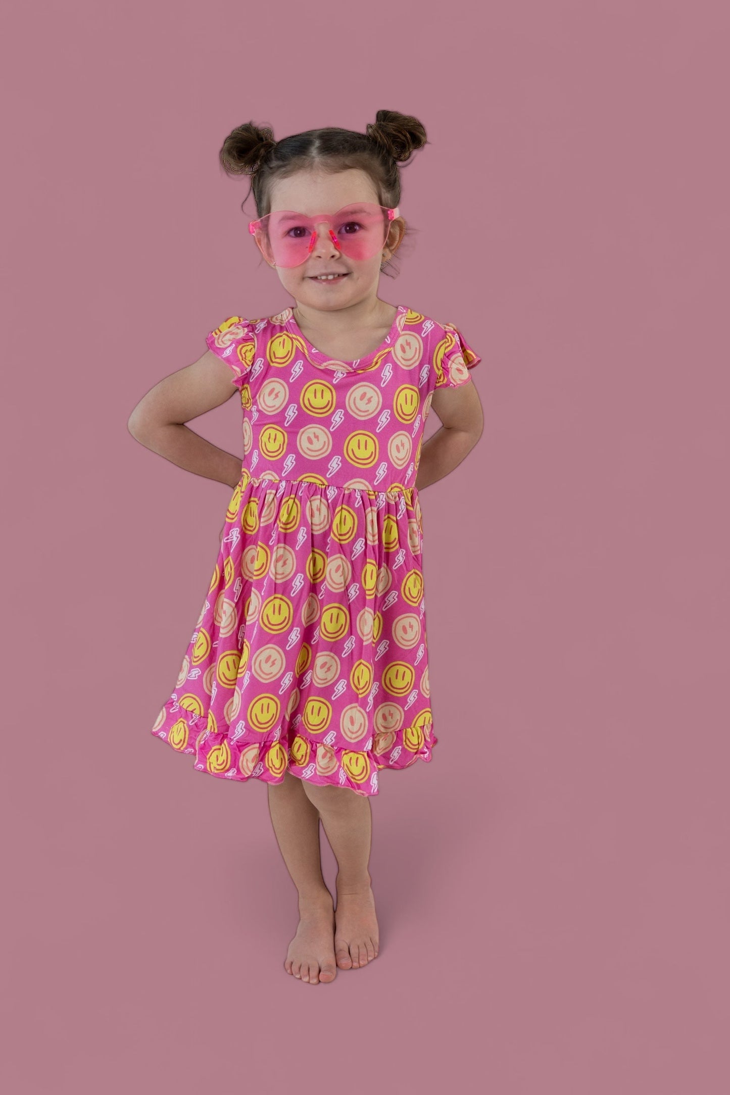 RADIANT SMILES DREAM RUFFLE DRESS