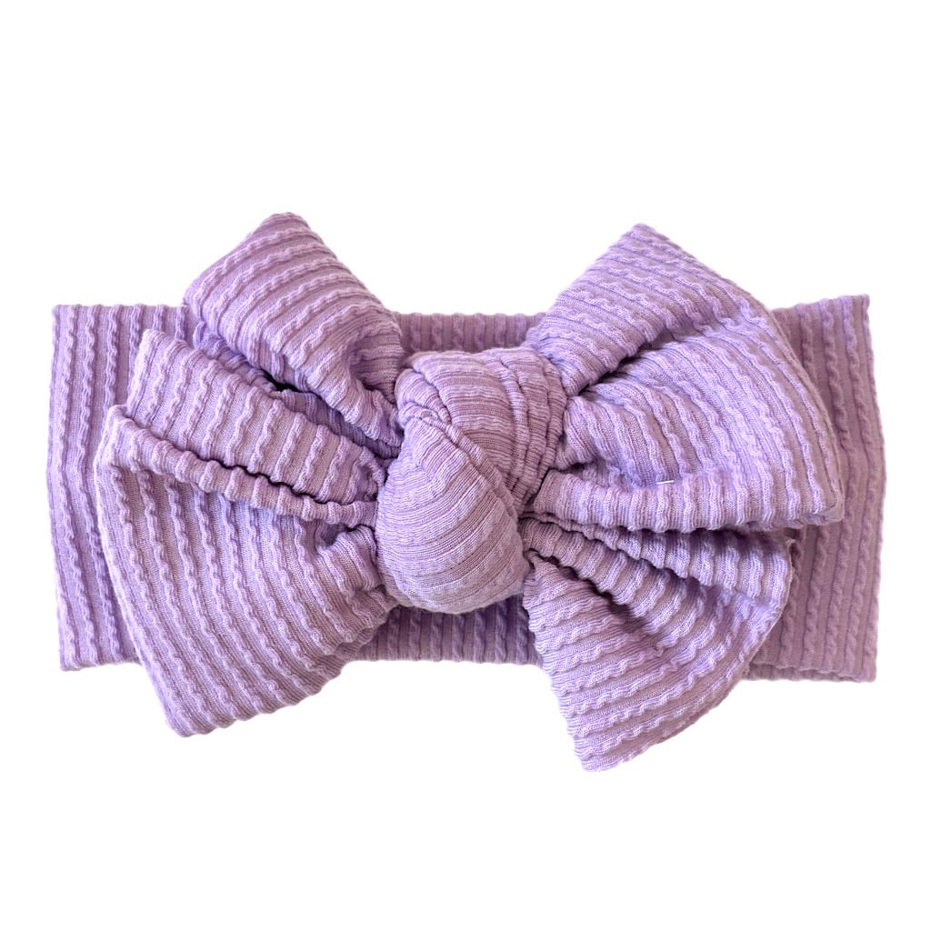 Cadbury ~ Light Purple (Lilac) Chunky Ribbed