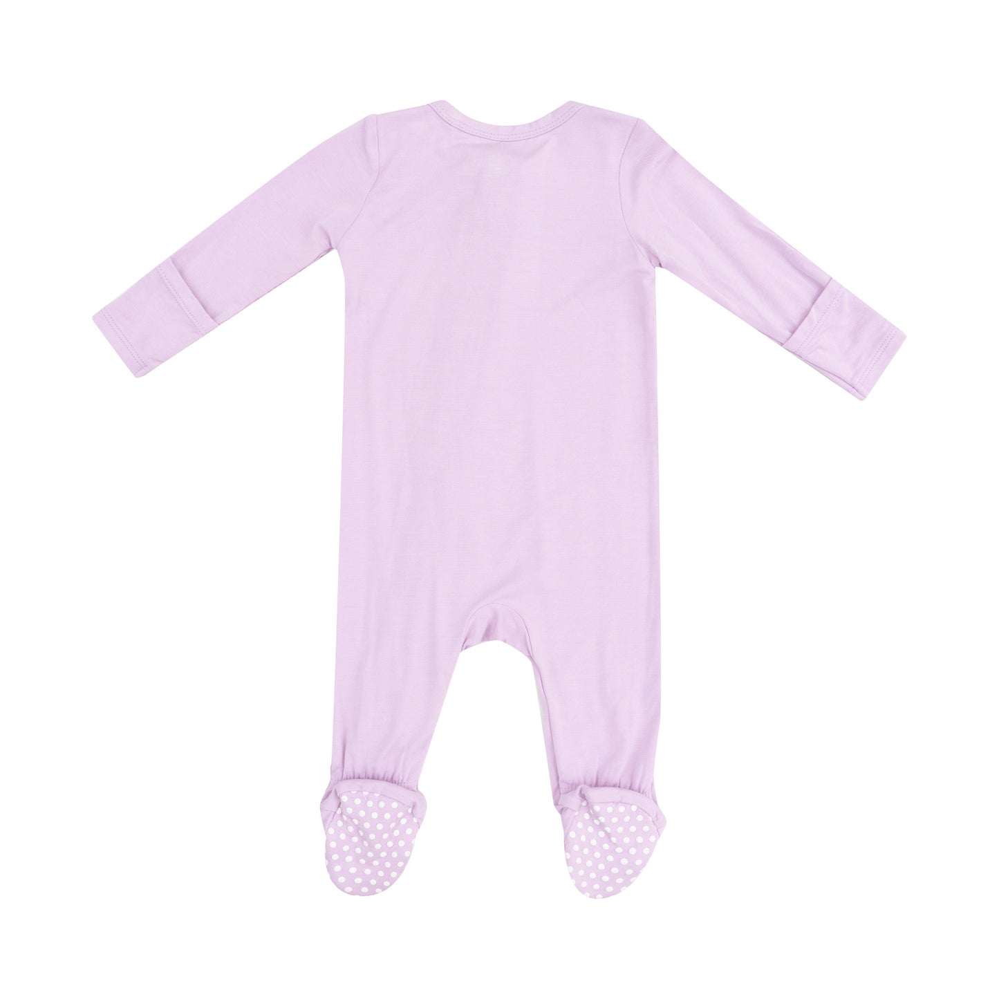 2 Way Zipper Footie - Solid Winsome Orchid