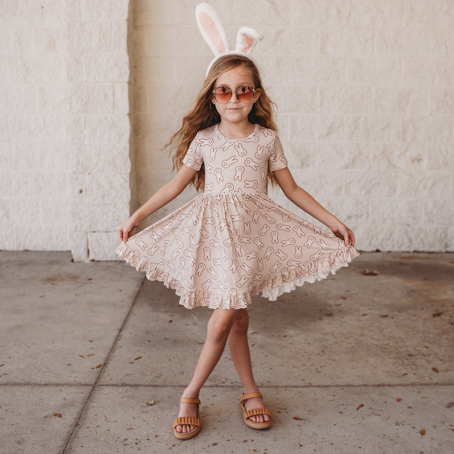 BUNNY TAILS DREAM RUFFLE DRESS