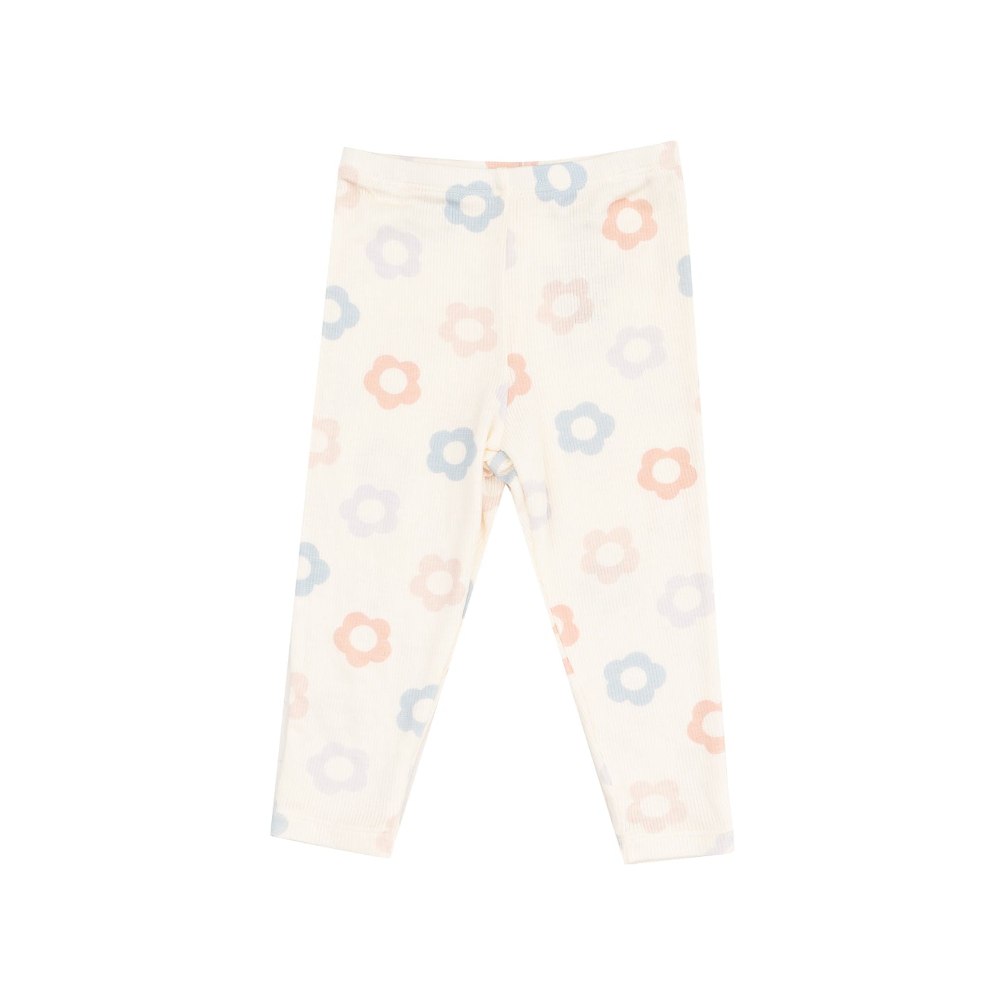 French Terry Oversize  Applique Sweatshirt + Leggings - Daisy Pop