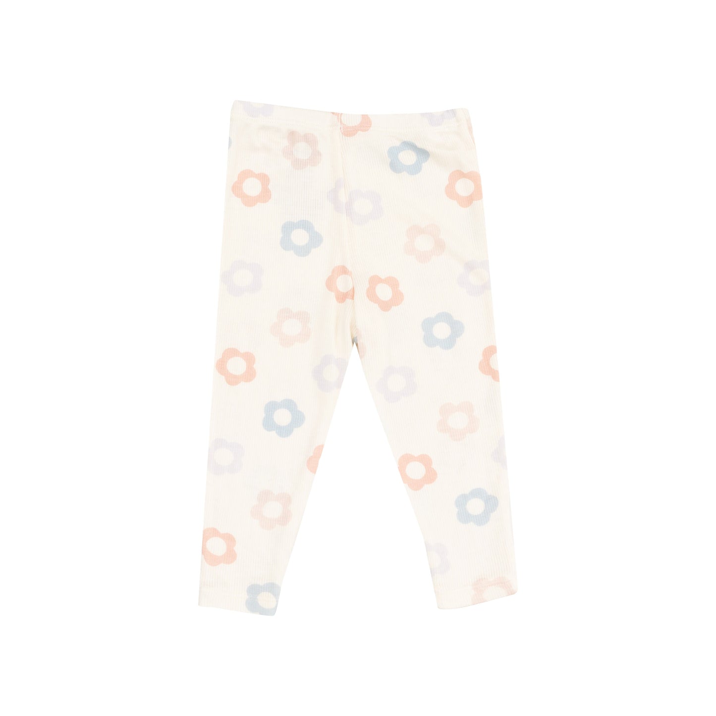 French Terry Oversize  Applique Sweatshirt + Leggings - Daisy Pop