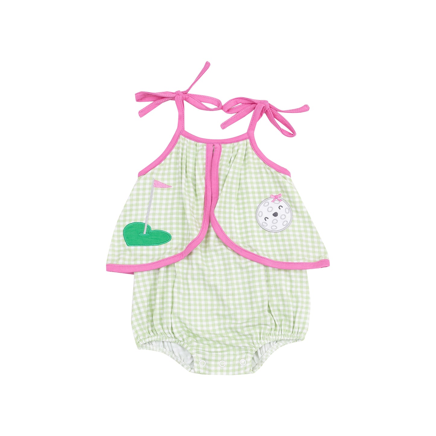 Swing Front Sunsuit - Golf Applique