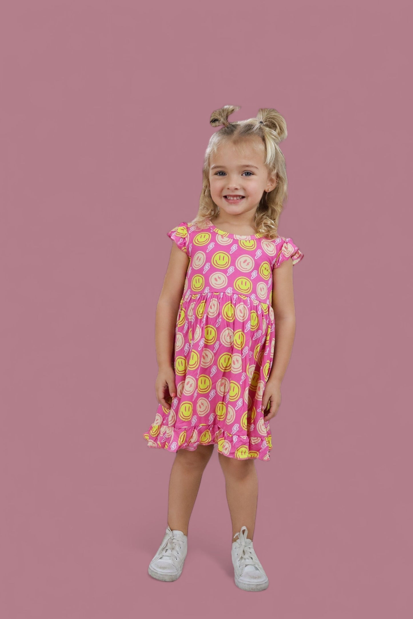 RADIANT SMILES DREAM RUFFLE DRESS