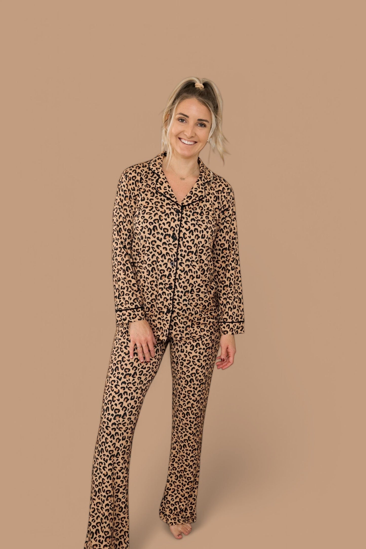 LEOPARD WOMEN'S RELAXED FLARE DREAM SET