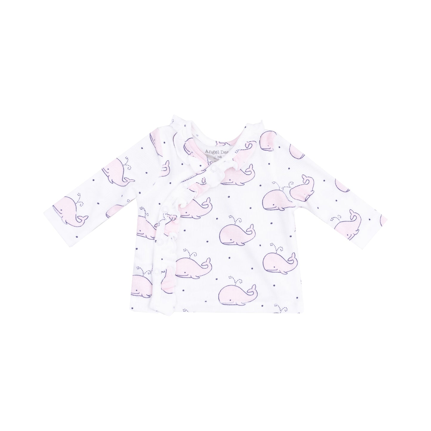 Take Me Home Set with Roll Over Cuff Pant - Bubbly Whale Pink