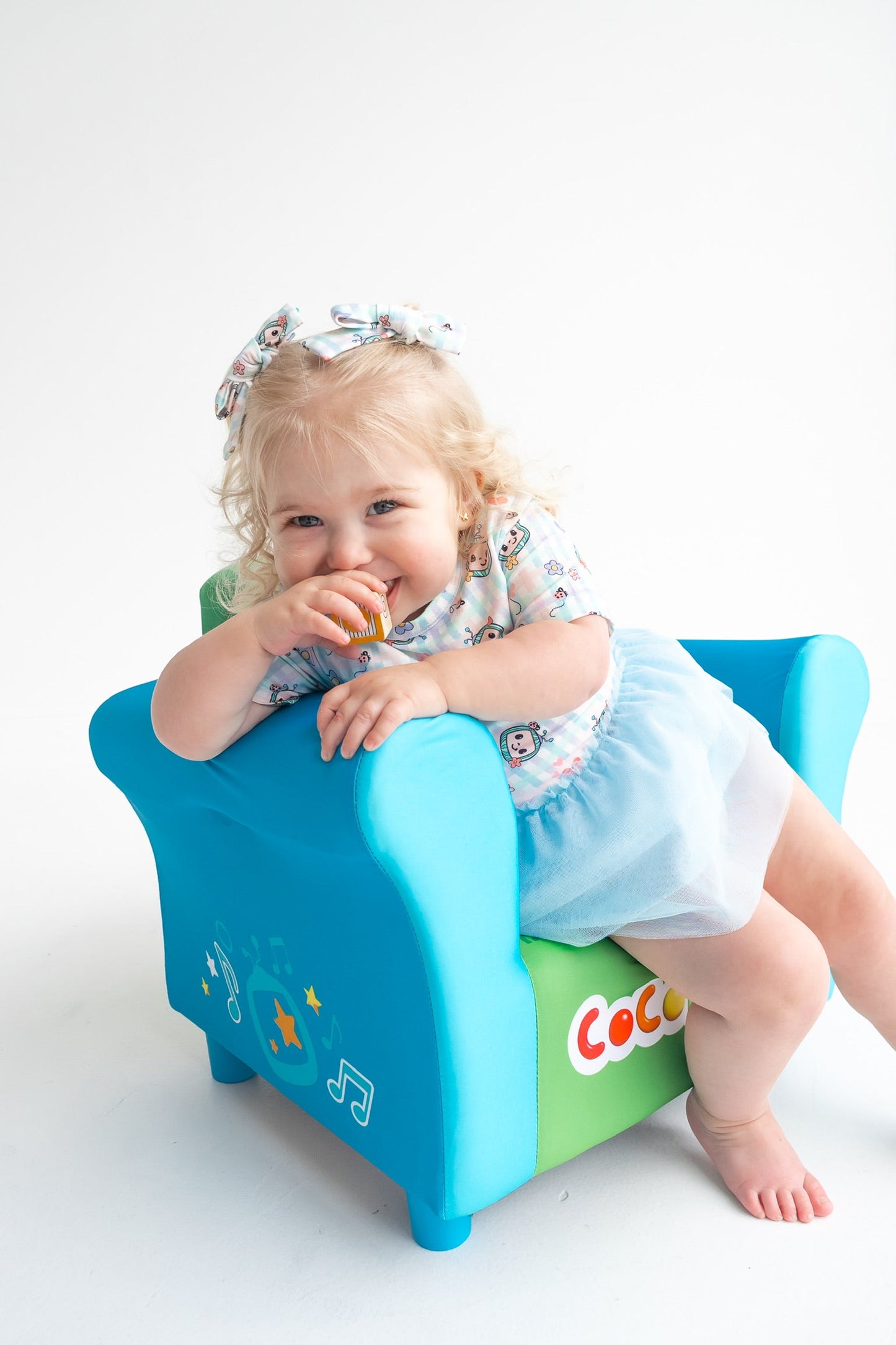 Dream Big Little Co x CoComelon SPRINGTIME MELON DREAM BOW HAIR CLIPS