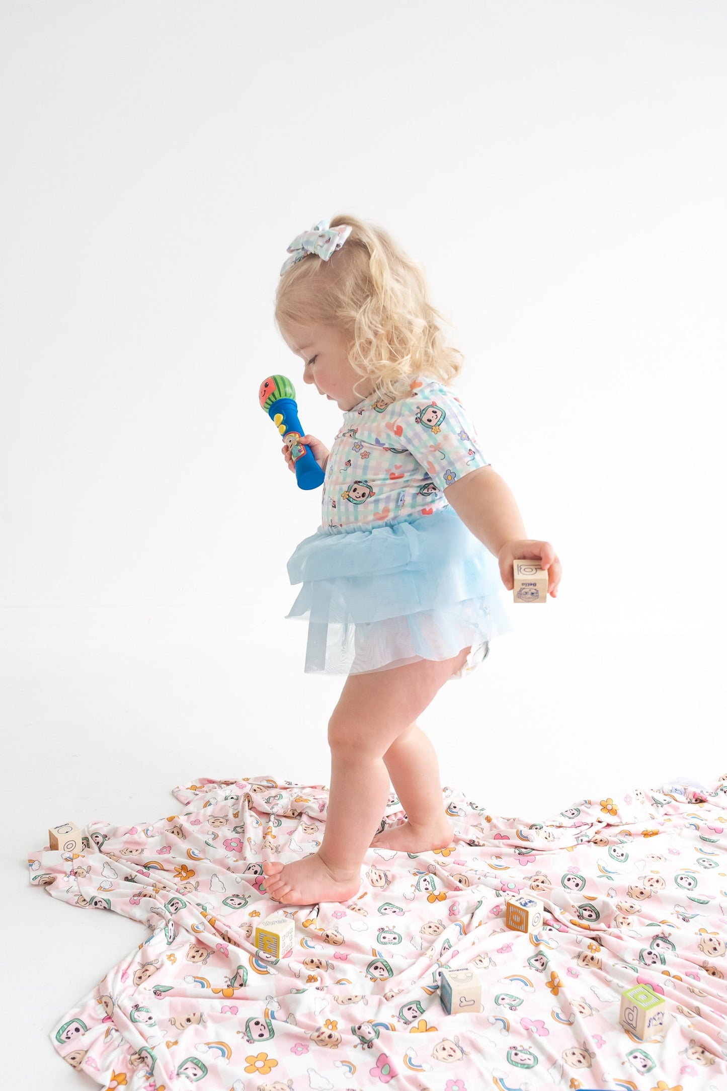 Dream Big Little Co x CoComelon SPRINGTIME MELON DREAM BOW HAIR CLIPS