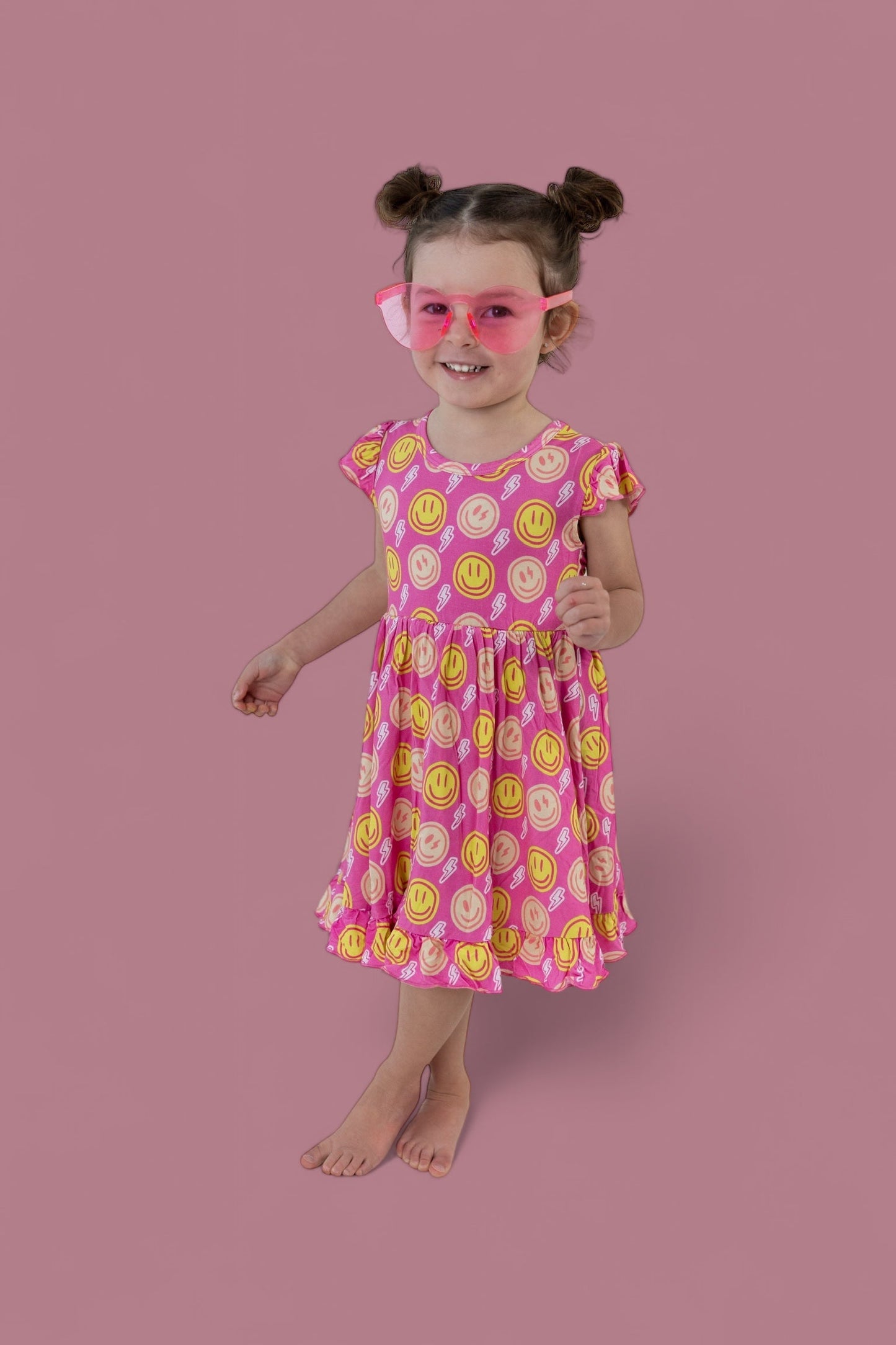 RADIANT SMILES DREAM RUFFLE DRESS