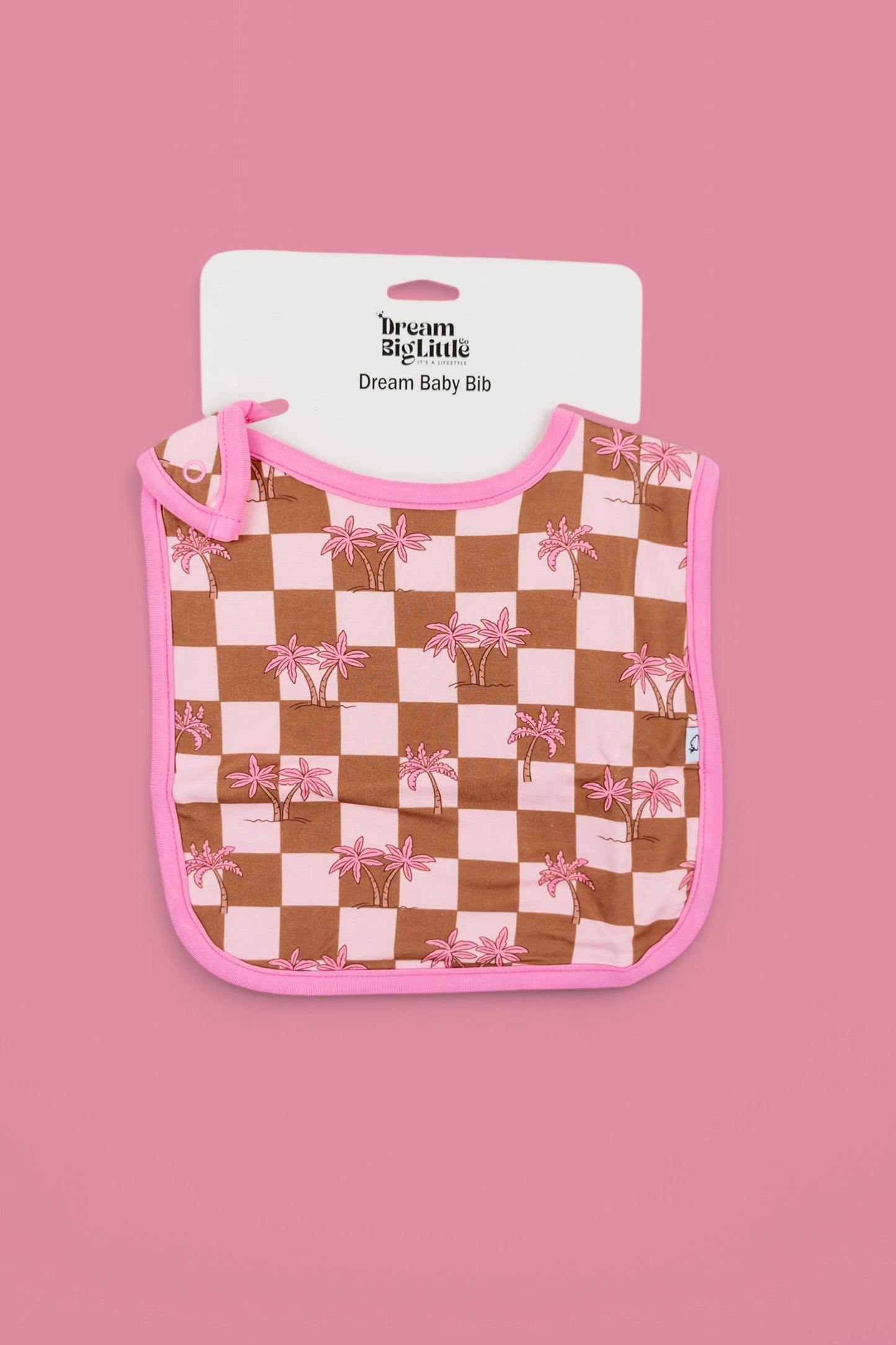EXCLUSIVE SUNSET BEACH CHECKERS DREAM BABY BIB