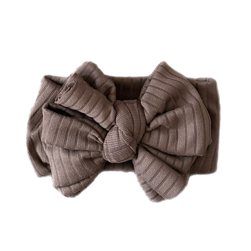 Suntan ~ Dark Brown Ribbed