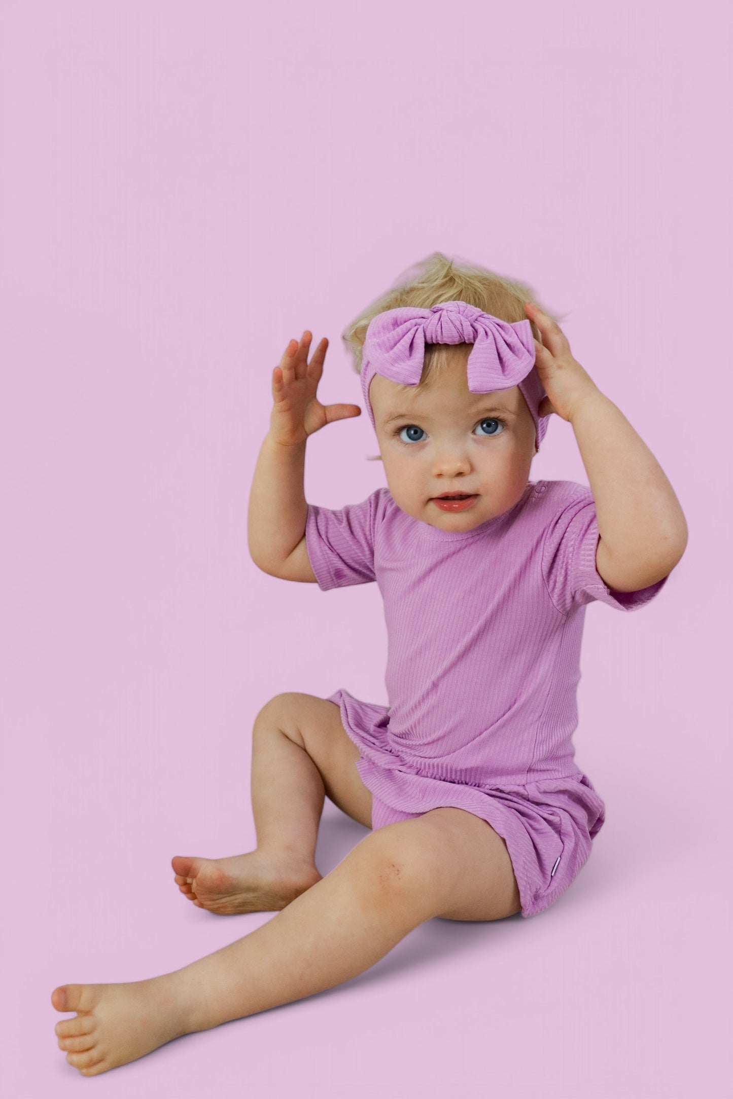FOREVER LILAC RIB DREAM BODYSUIT DRESS