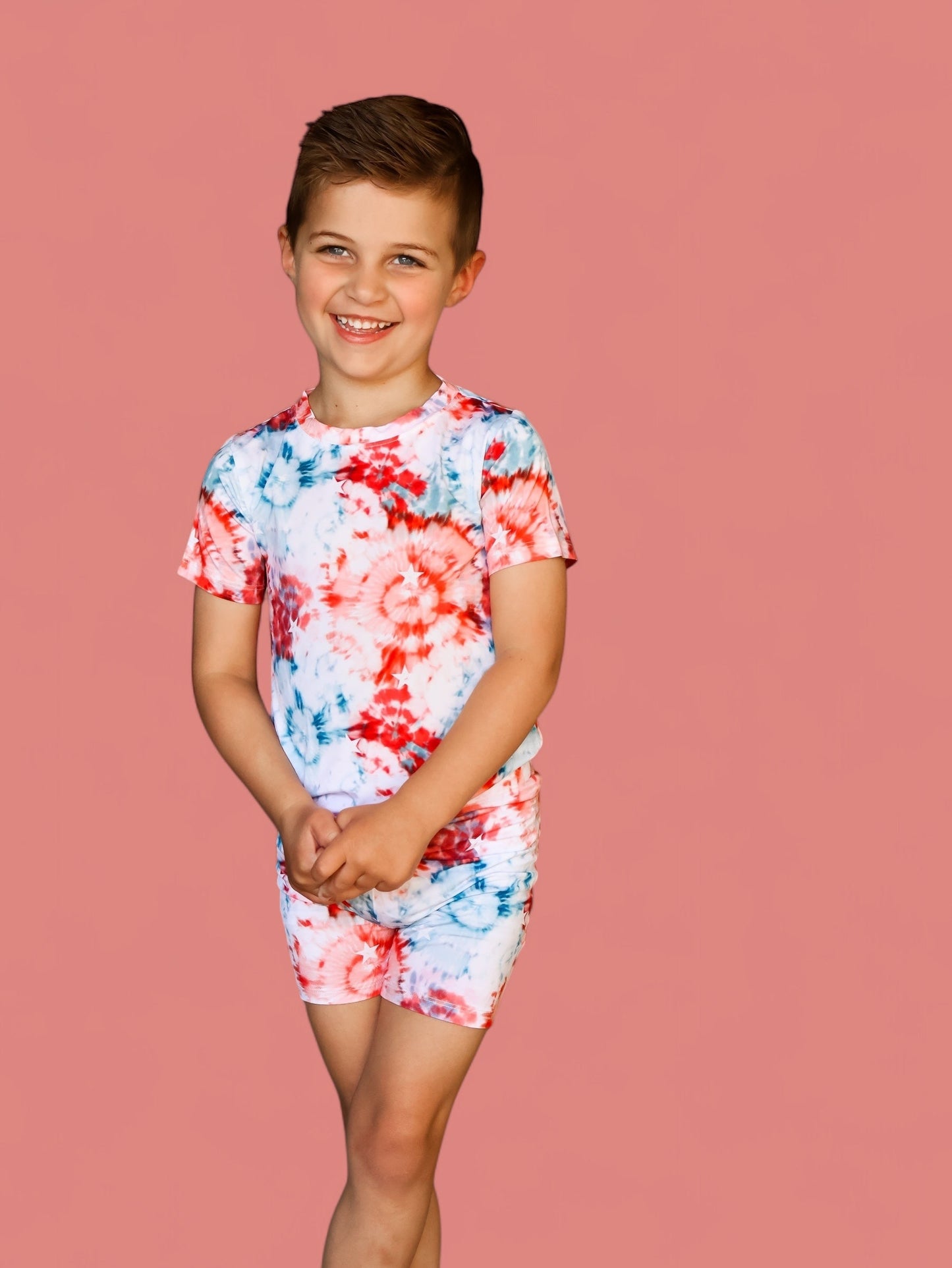 STARRY TIE DYE DREAM SHORT SET
