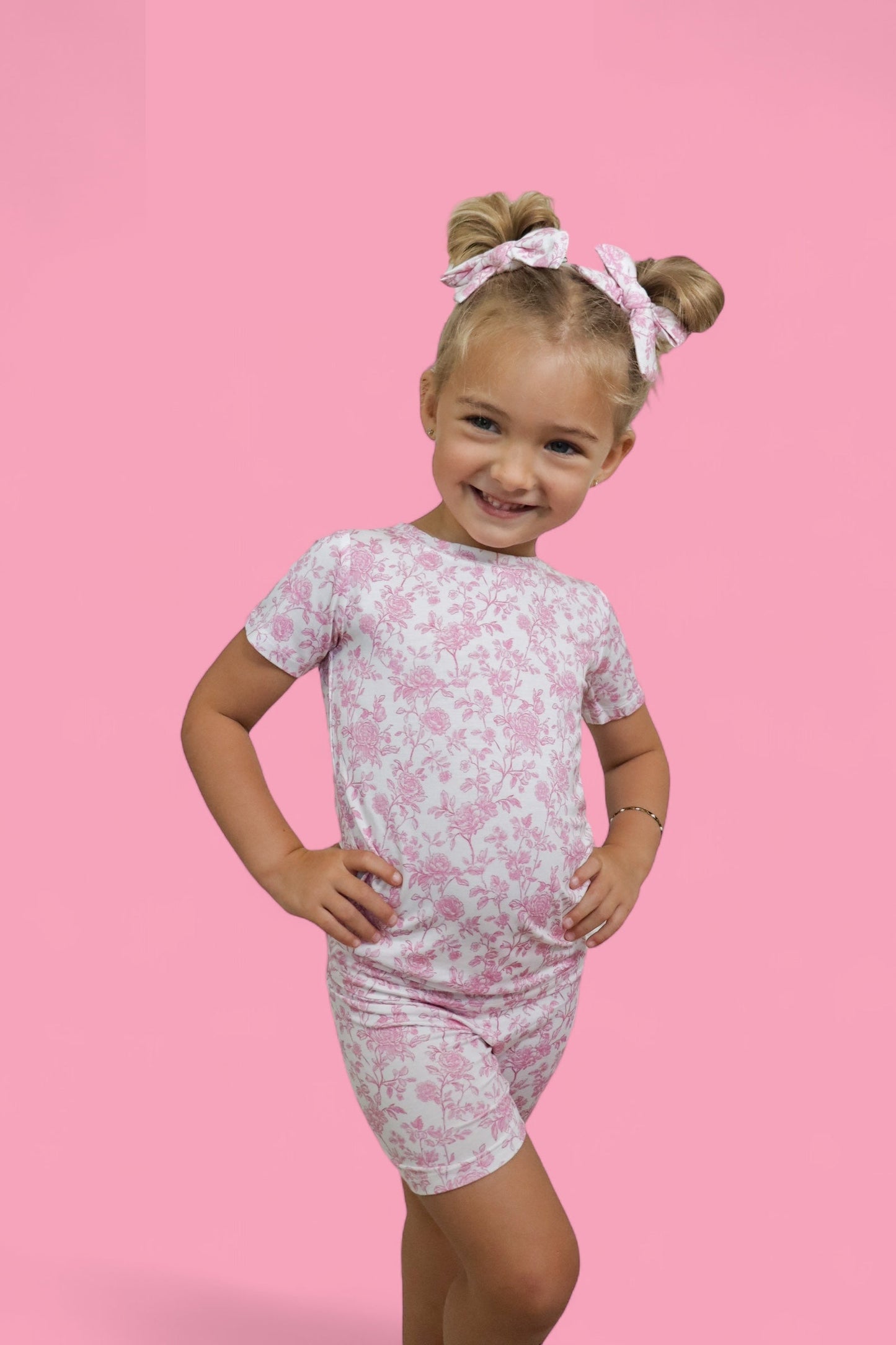 ROSEWOOD TOILE DREAM SHORT SET