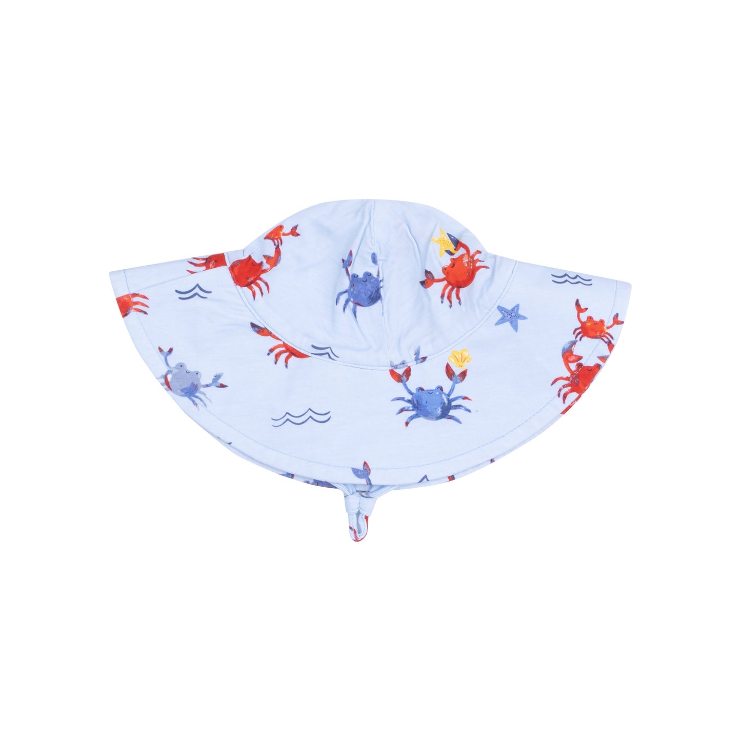 Wide Brim Sunhat - Crayon Crabs