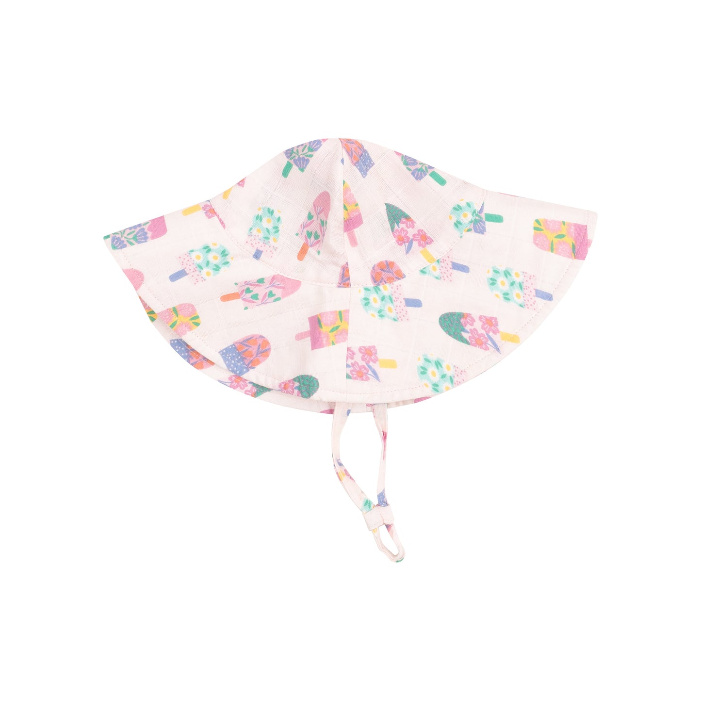 Wide Brim Sunhat - Floral Popsicles