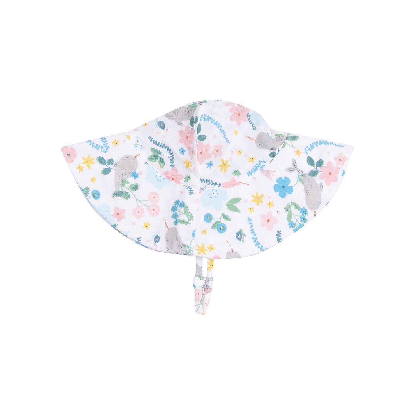 Wide Brim Sunhat - Narwhal Floral