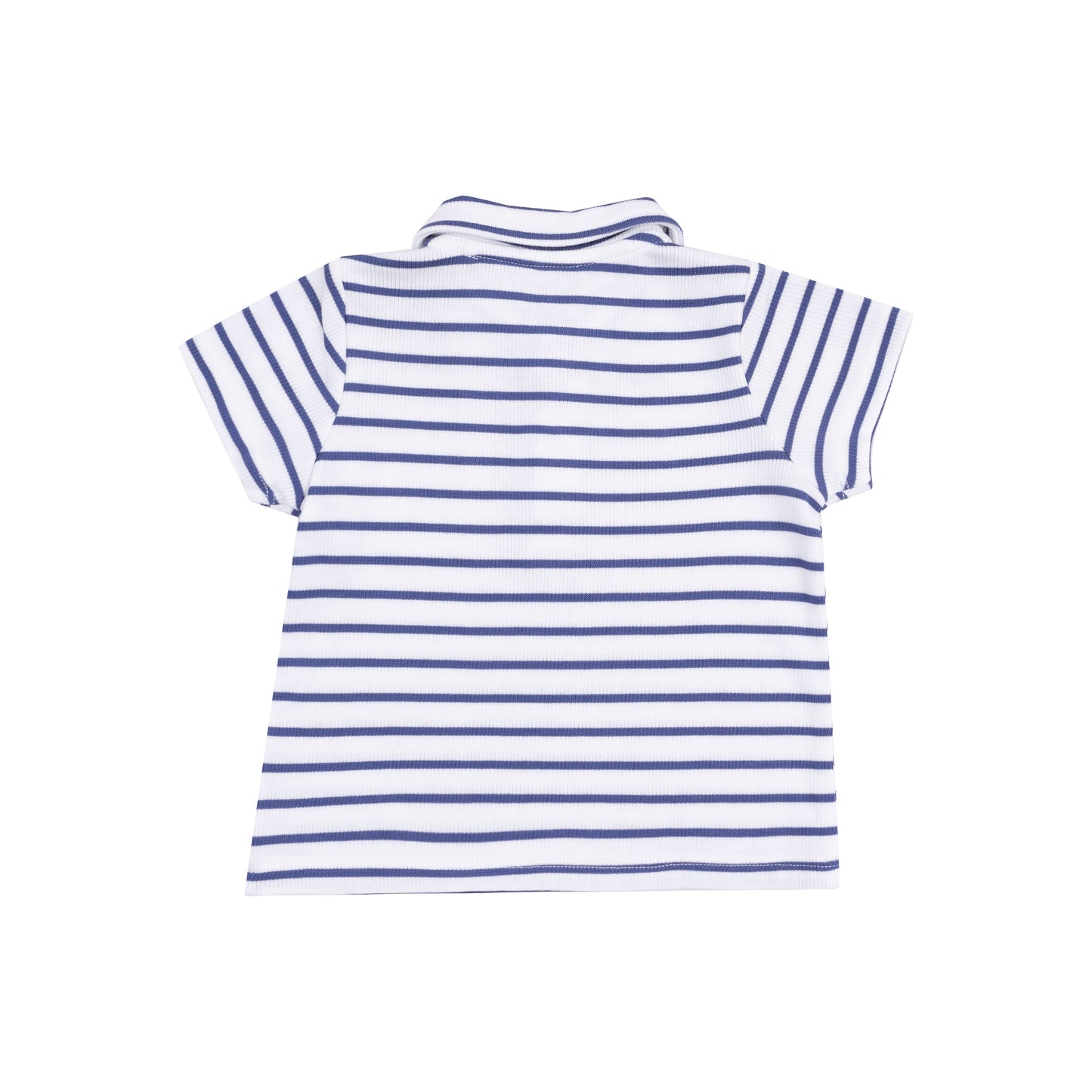 Polo Shirt And French Terry Short - Stripe Vintage Navy